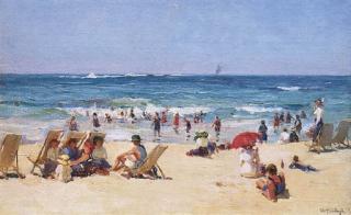 Duncan Mcgregor Whyte - Beach Scene
