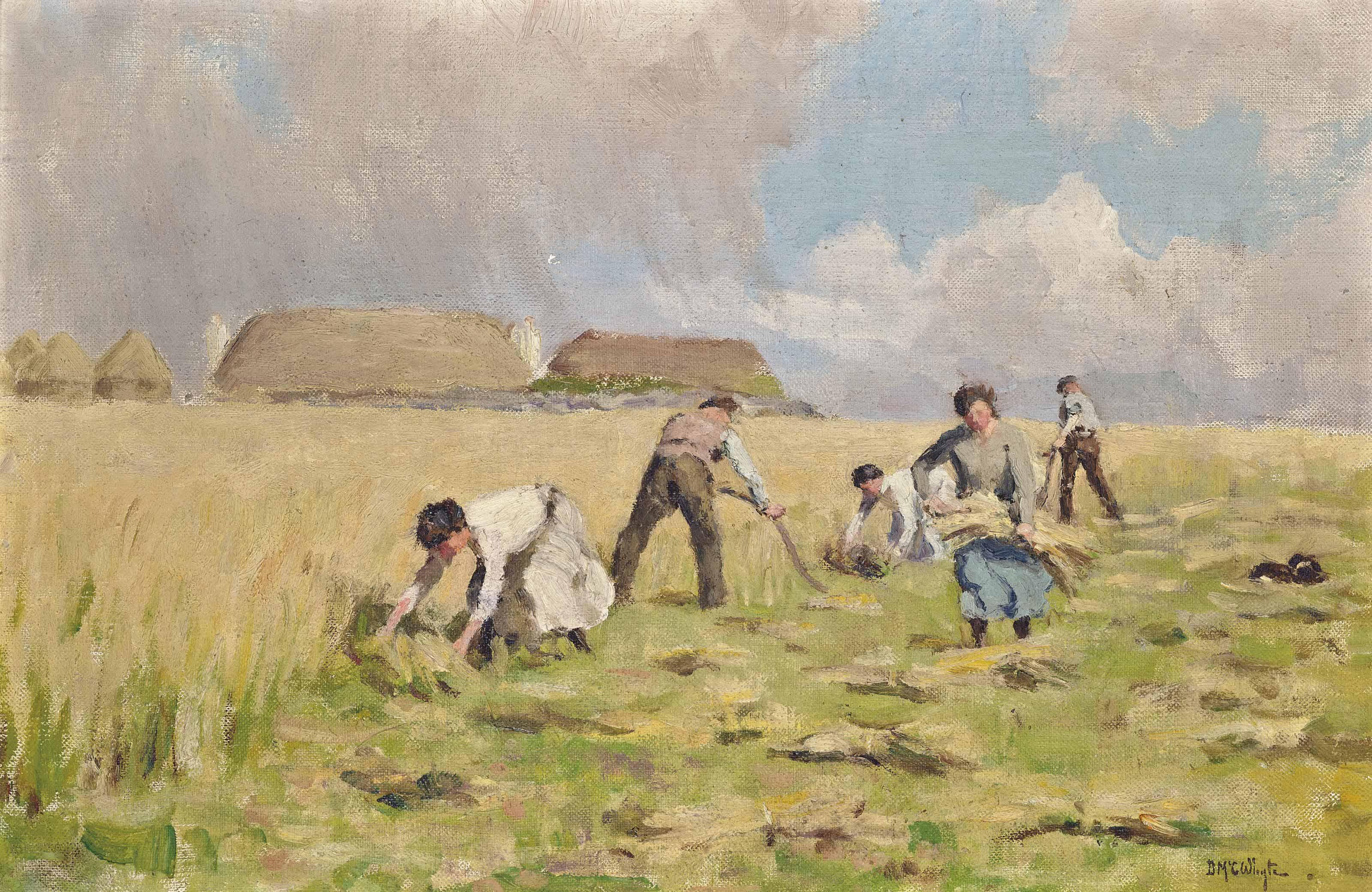 Duncan Mcgregor Whyte - The Crofters\' Harvest