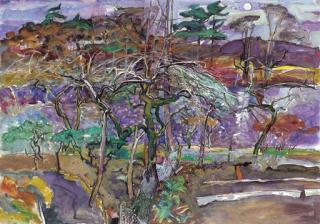 Duncan Shanks, R.S.A., R.S.W. - Plum Tree, Early Winter