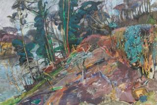 Duncan Shanks RSA RSW RGI - \'Riverside Gardens, Autumn\'