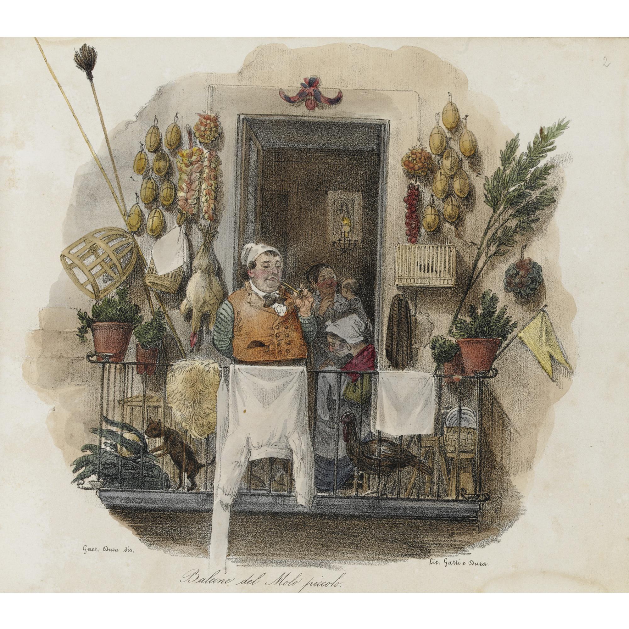 Dura, Gaetano - Scenes Populaires. Napoli: Gatti E Dura, S.D. [Circa 1840]