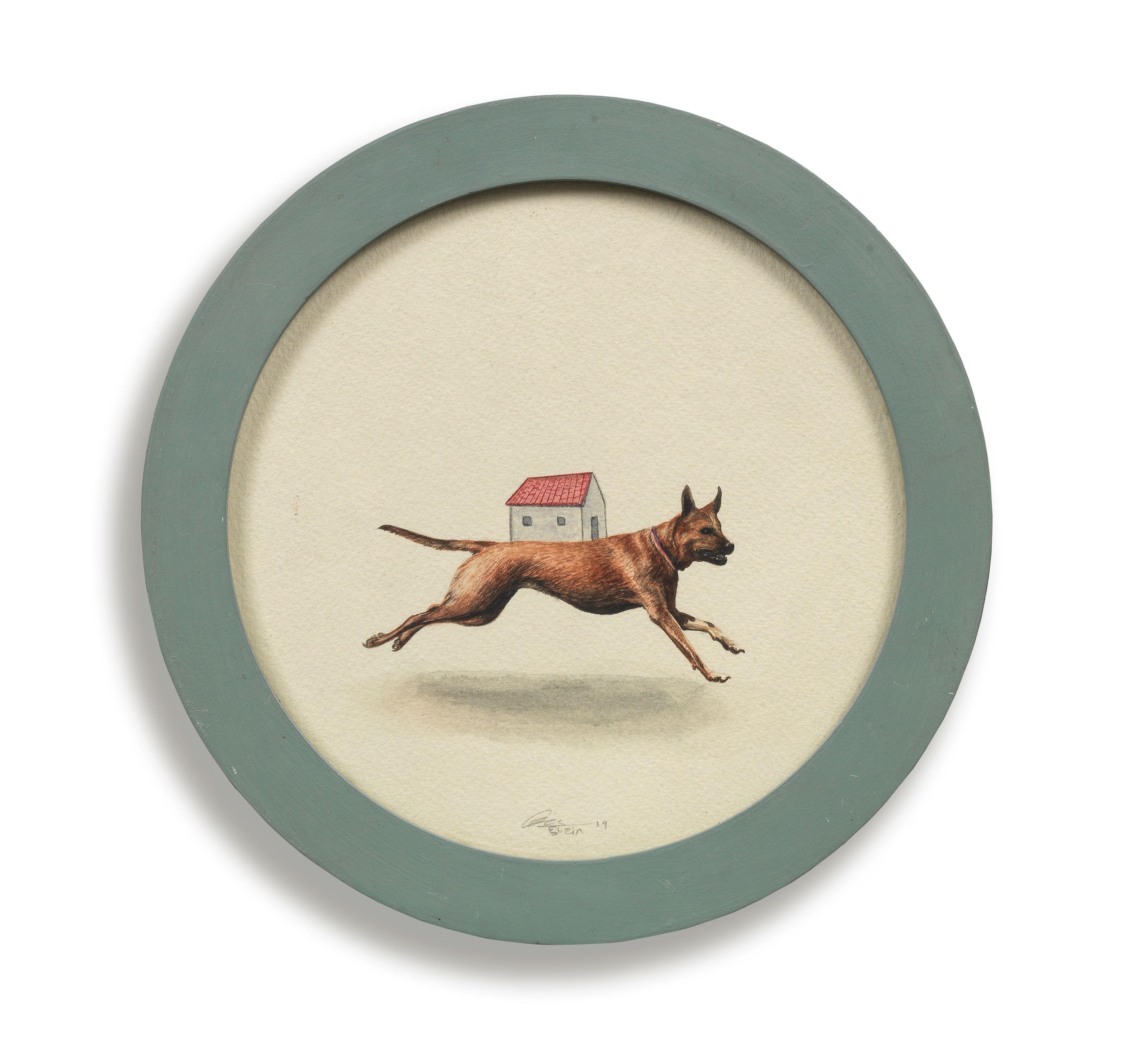 Dushyant Patel - Untitled (Dog with House)