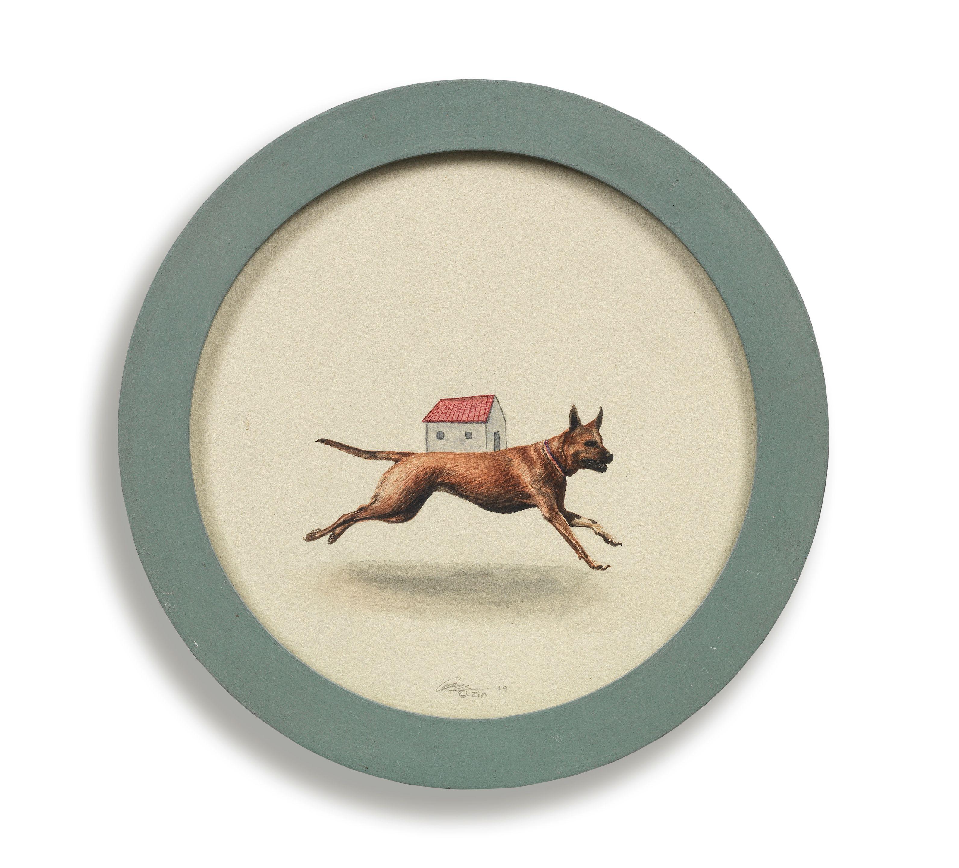 Dushyant Patel - Untitled (Dog with House)