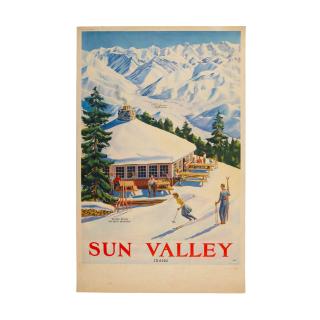 Dwight Clark Shepler - Sun Valley, Idaho, \'Round House\' on Baldy Mountain