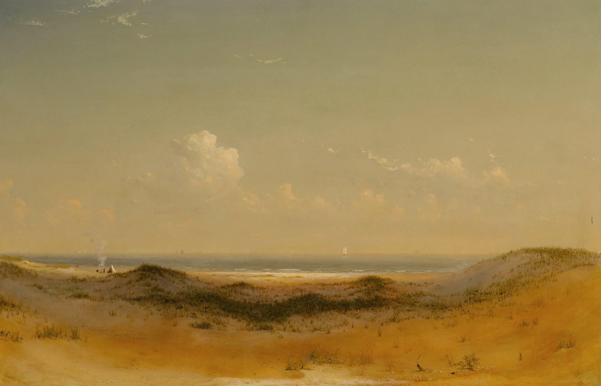 Dwight William Tryon - A Glimpse of the Sea