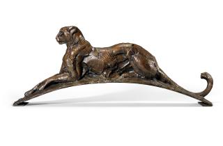 Dylan Lewis - Cheetah Sitting on Haunches Maquette II