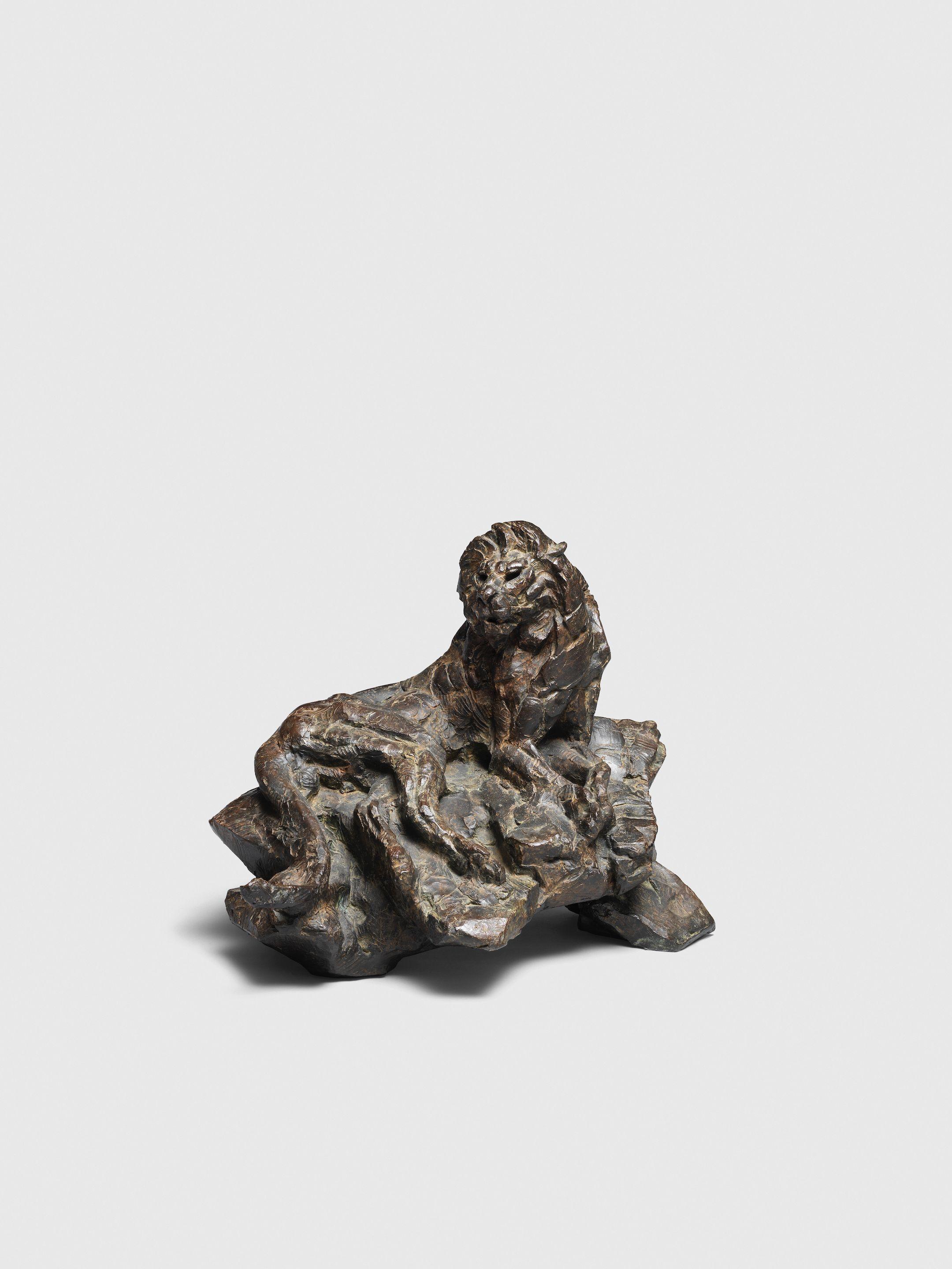 Dylan Lewis - S396 Resting Lion II Maquette