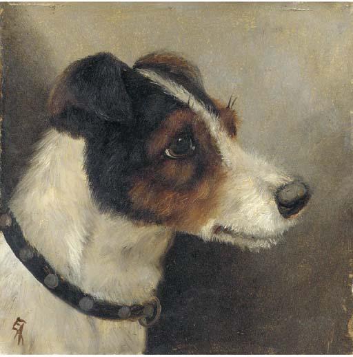 E. Aistrop - The Head Of A Terrier