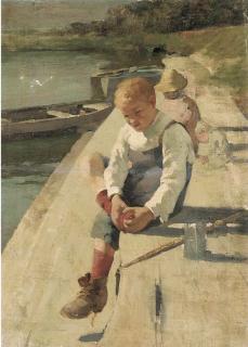 E. Aubrey Hunt - The young angler