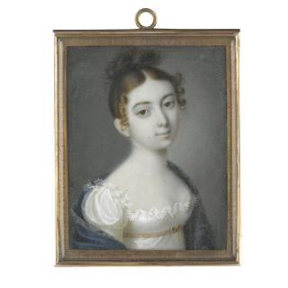 E. Bernhard Chevalier de Guérard - Portrait Of A Lady, Possibly Archduchess Maria Ludovica Of Austria, Later Empress Of Austria (1787-1816)