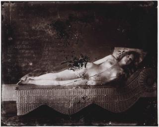 E. J. Bellocq - New Orleans (Nude On A Wicker Chaise), C. 1911–1913