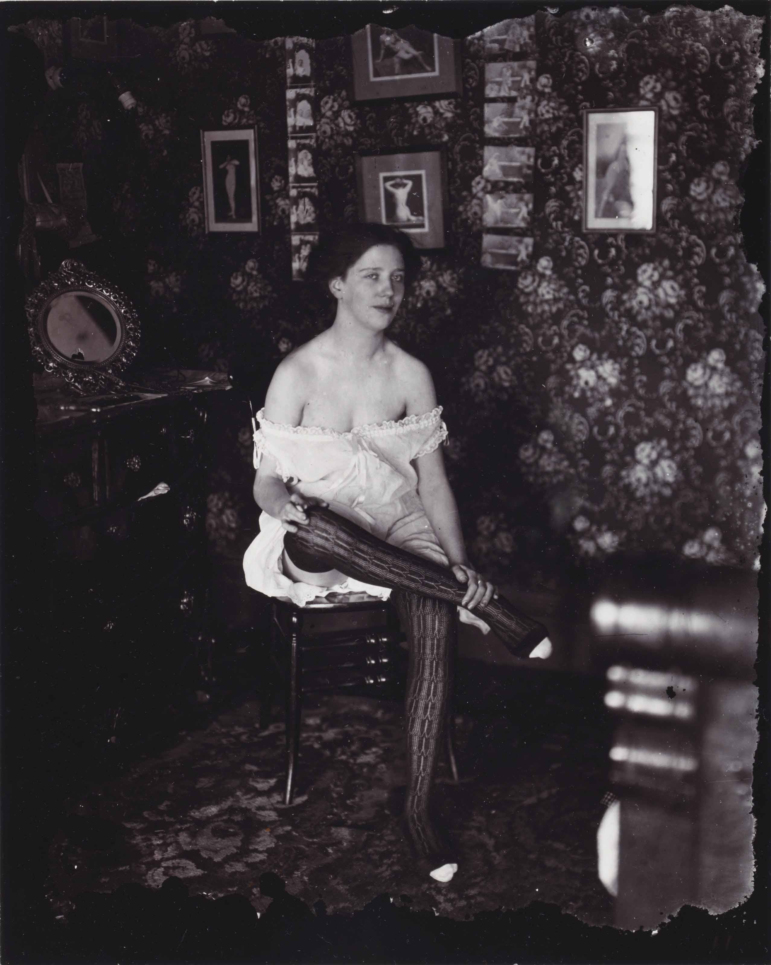 E. J. Bellocq - New Orleans (Seated Woman With Crossed Legs), C. 1911–1913