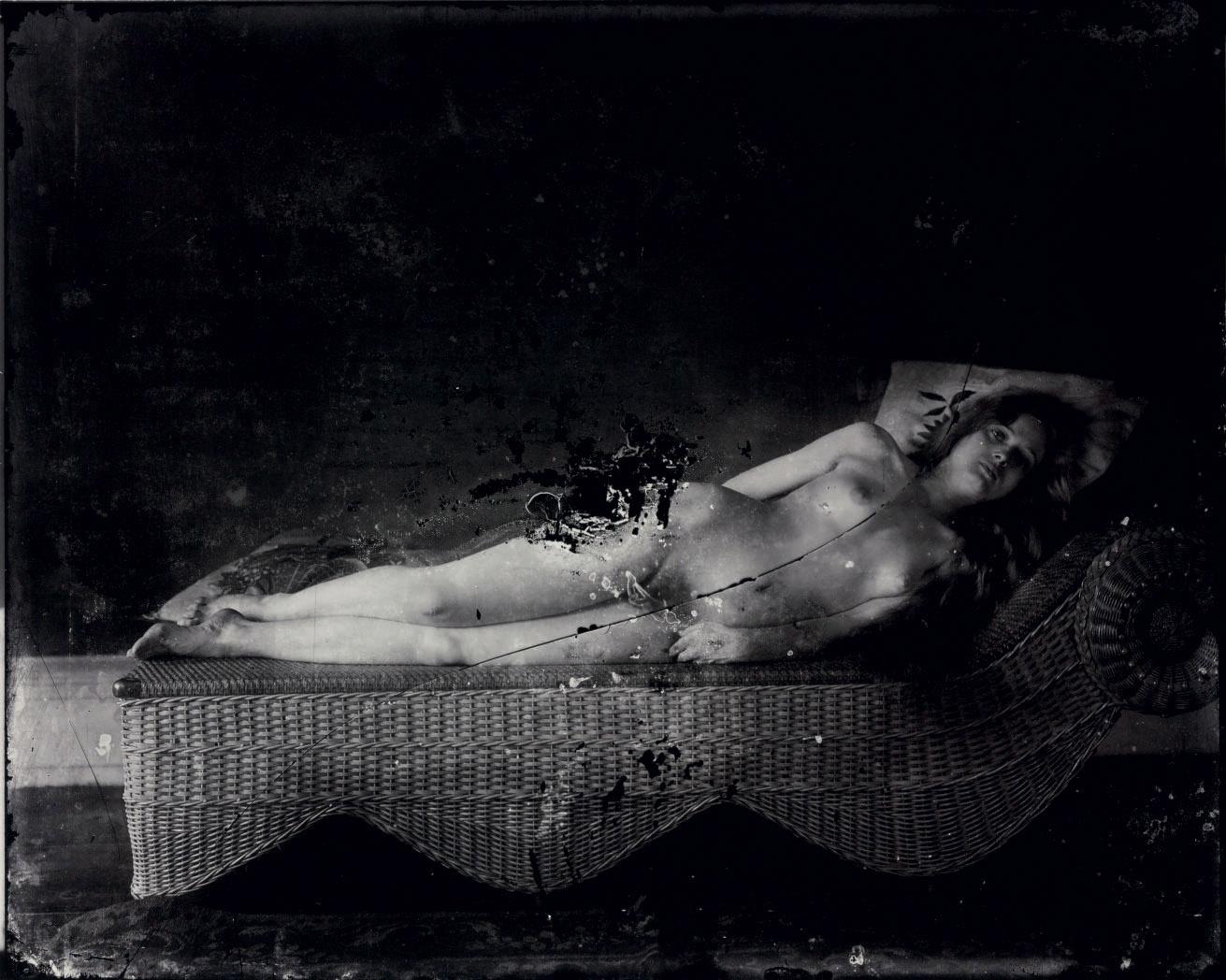 E. J. Bellocq - Nude on Chaise, New Orleans, c. 1911-1913