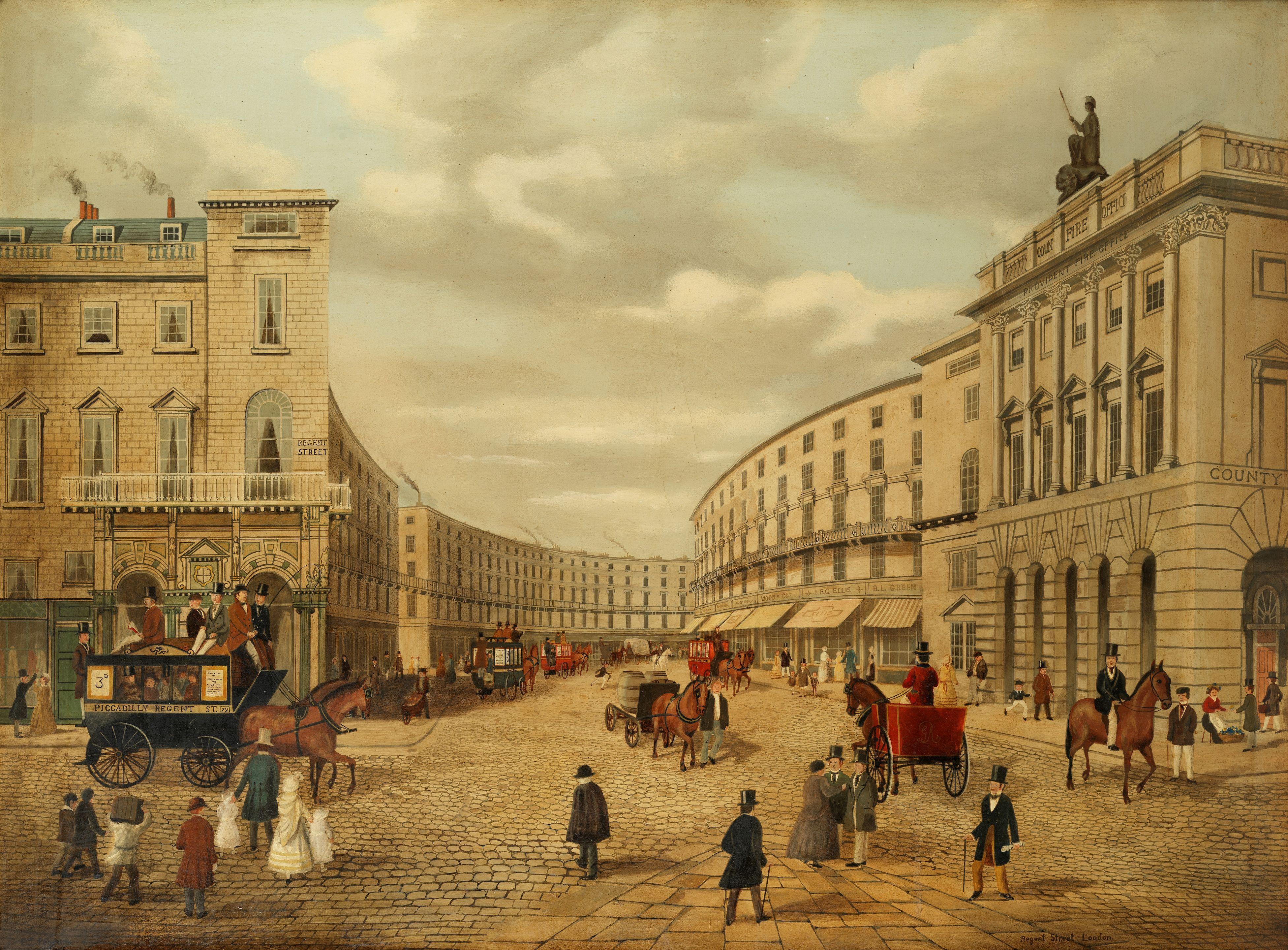 E. J. Pegrum - A view of Regent Street