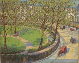 E. M. Garner - A crescent bathed in morning sunlight