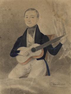 E. Menard - Portrait of a Musician