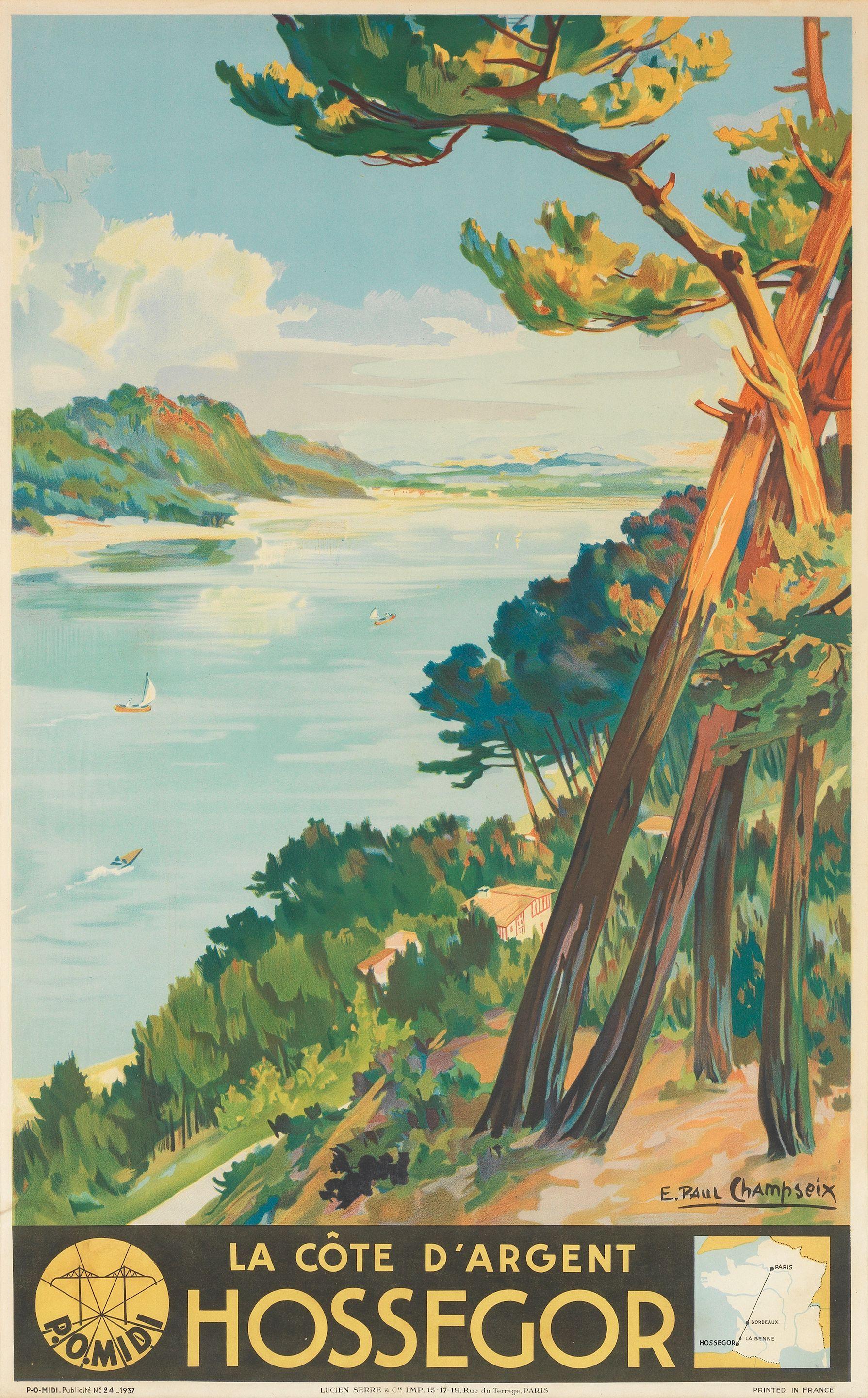 E. Paul Champseix - Hossegor, La Cote D\'Argent