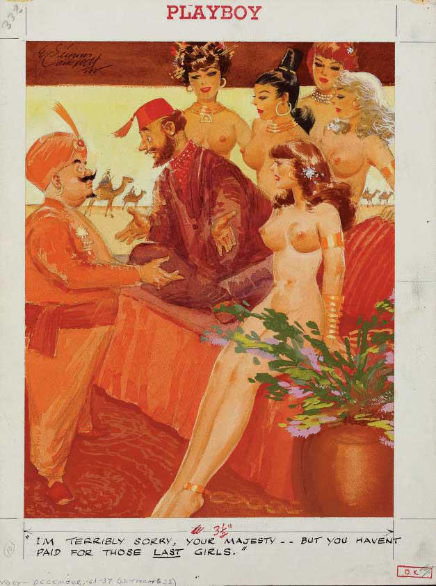 E. Simms Campbell - I\'M Terribly Sorry, Your Majesty..., January 11962, P. 141