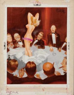 E. Simms Campbell - My Wife!, April 1961, P. 139