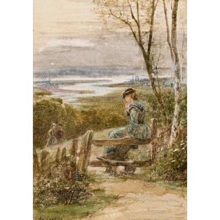 E. Wake Cook - Australian Waiting On The Stile And Saved From Drowning
