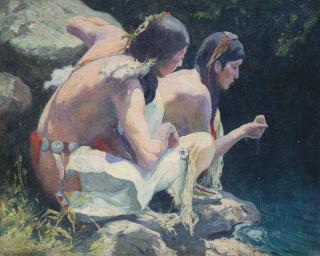 Eanger Irving Couse - Medicine Spring