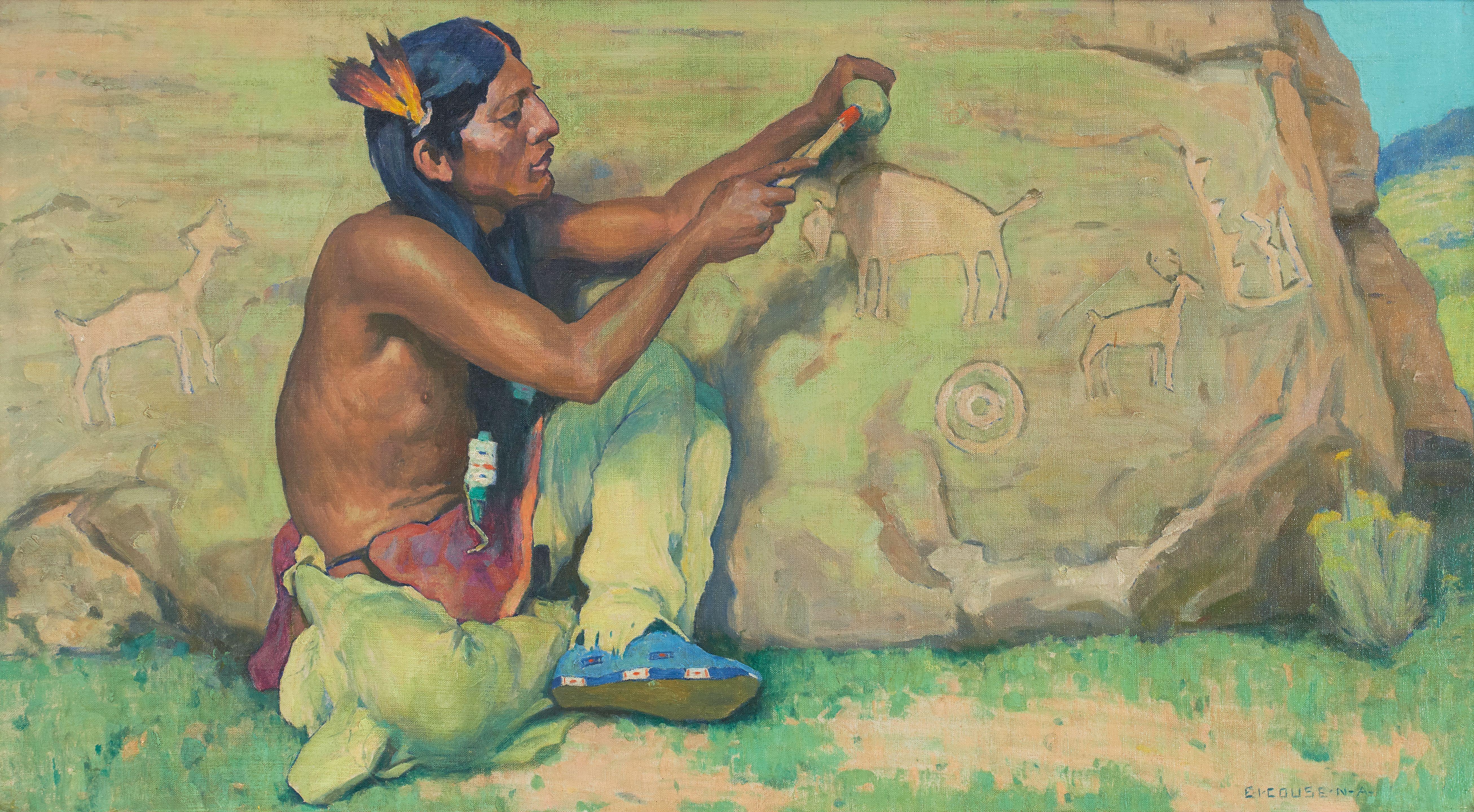 Eanger Irving Couse - Pictographs