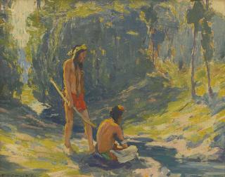 Eanger Irving Couse - Sunlight 