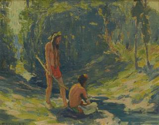 Eanger Irving Couse - Sunlight