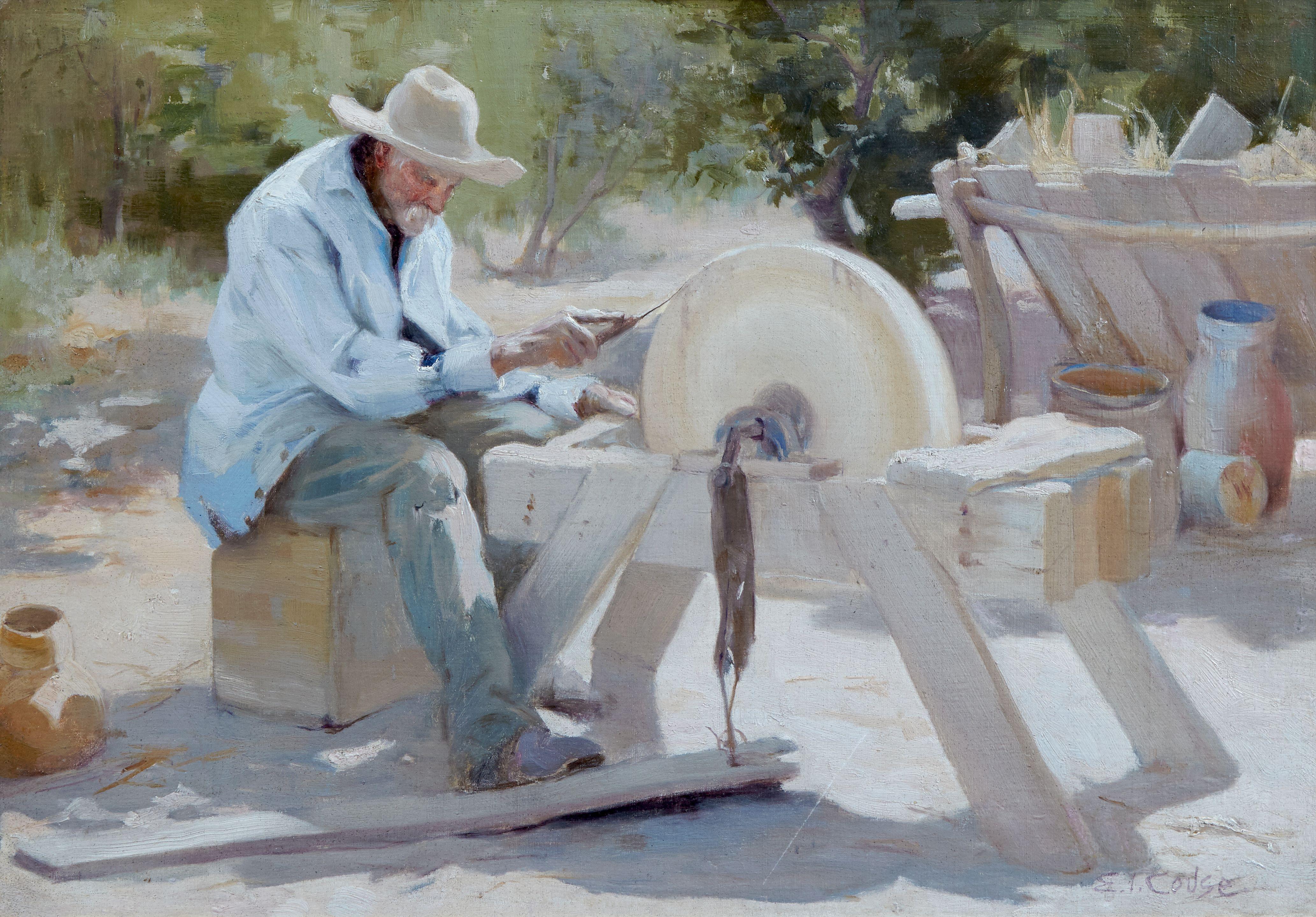 Eanger Irving Couse - The Knife Grinder