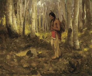 Eanger Irving Couse - The Turkey Hunter