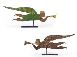 Earl Cunningham - Angel Gabriel Carvings, C. 1930