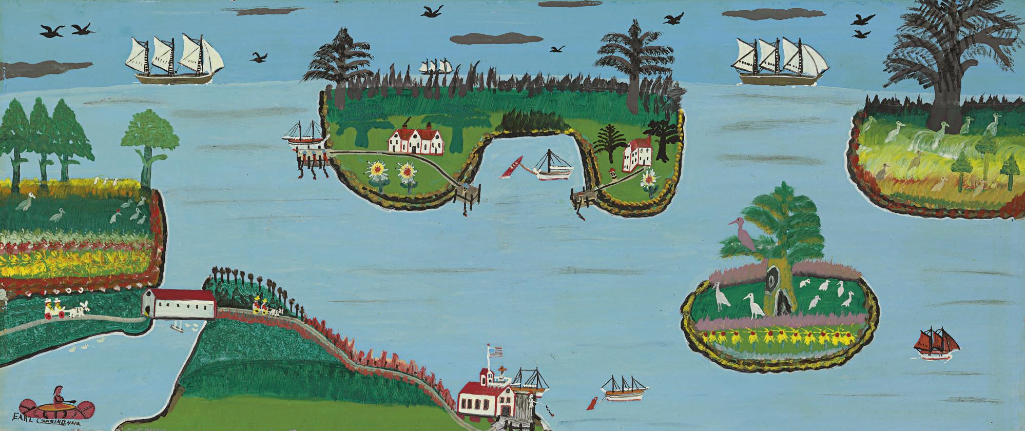 Earl Cunningham - Coastal Waterways