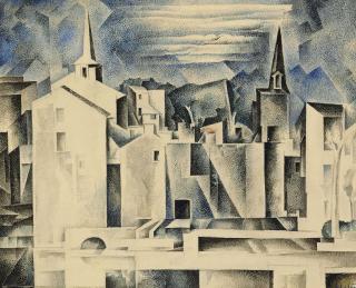 Earl Horter - Delaware River Scene