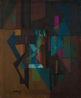 Earl Kerkam - Self-Portrait (Cubist)