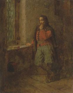 Eastman Johnson - A Pensive Moment