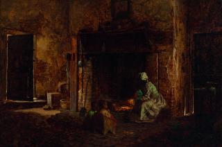 Eastman Johnson - Kitchen at Mount Vernon