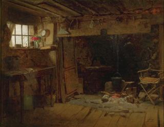 Eastman Johnson - New England Kitchen