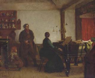 Eastman Johnson - Play Me a Tune