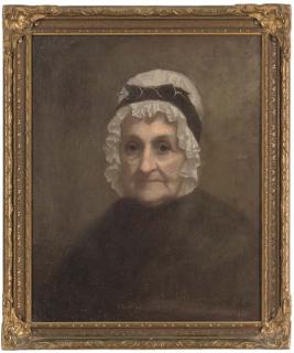 Eastman Johnson - Portrait of Judith Farnum Chandler (1764-1851), the artist\'s grandmother