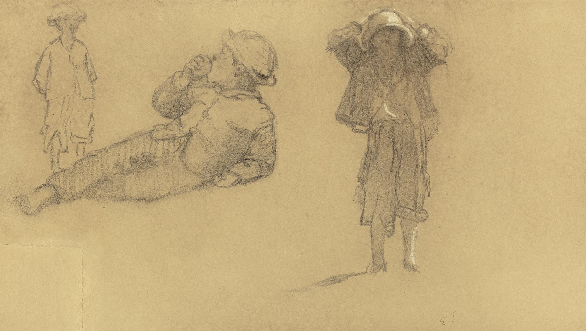 Eastman Johnson - Studies Of Children