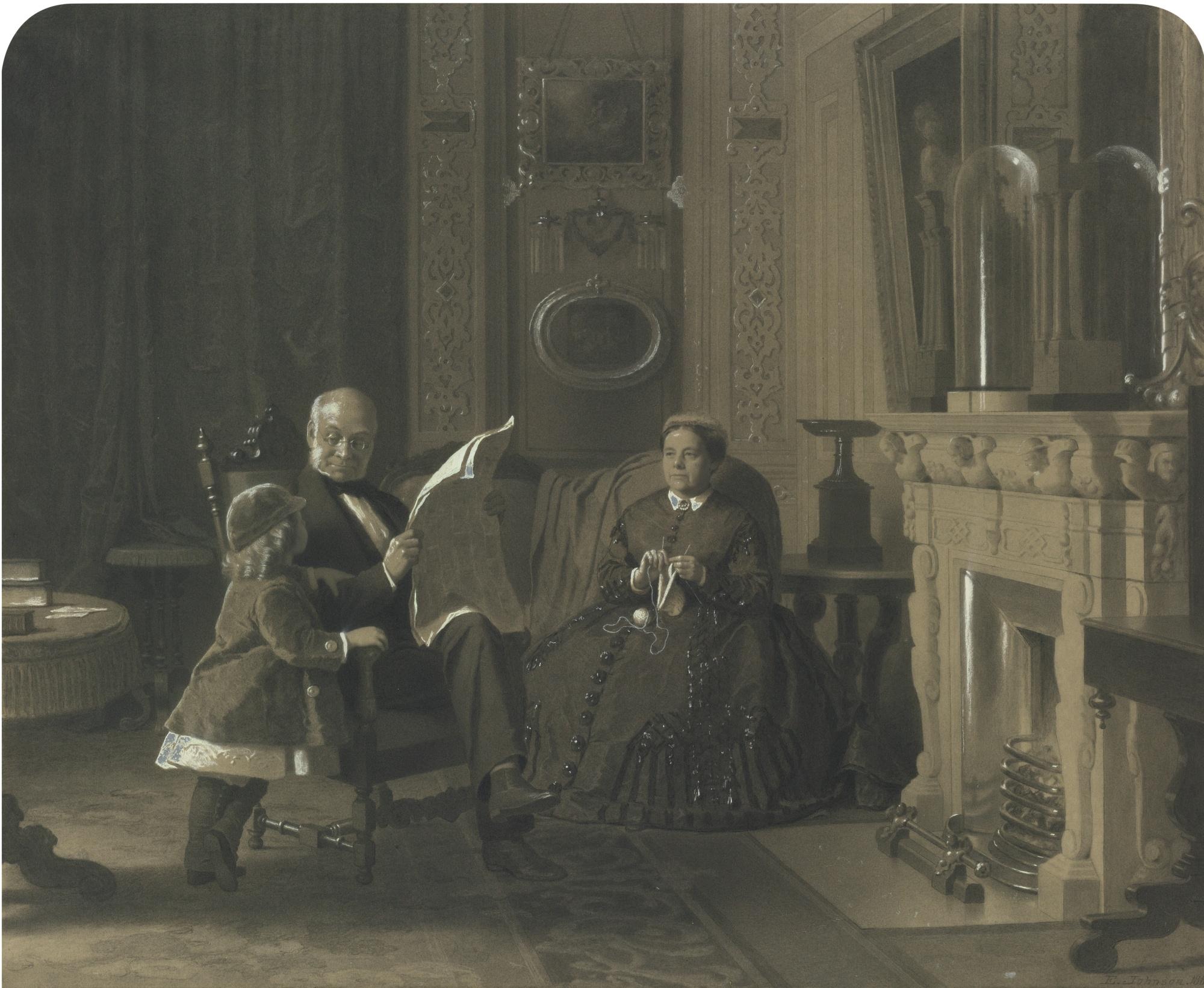 Eastman Johnson - The Brown Family