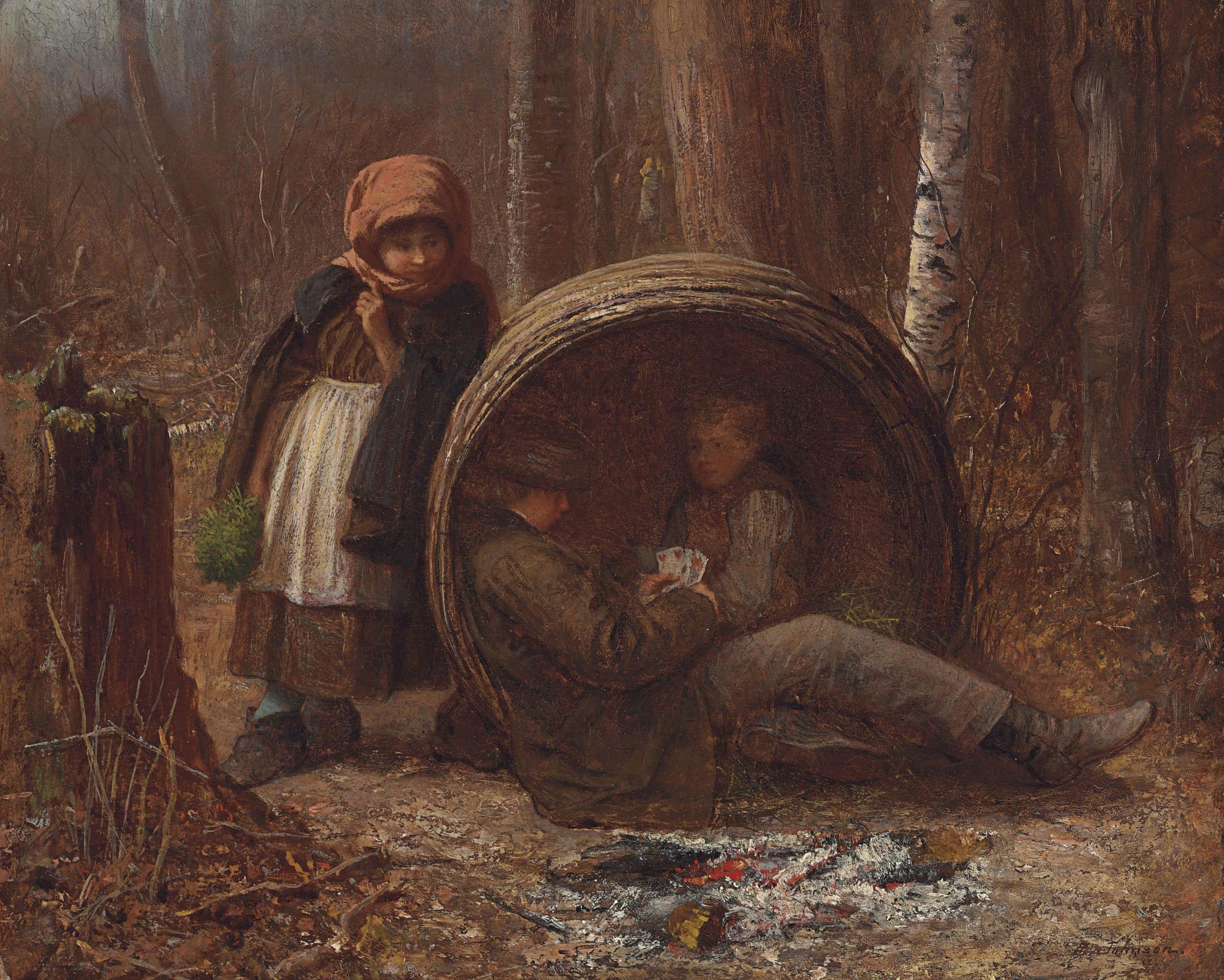 Eastman Johnson - The Eavesdropper
