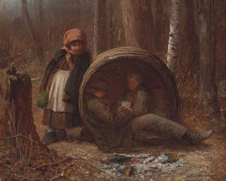 Eastman Johnson - The Eavesdropper