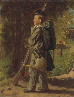 Eastman Johnson - The Little Soldier