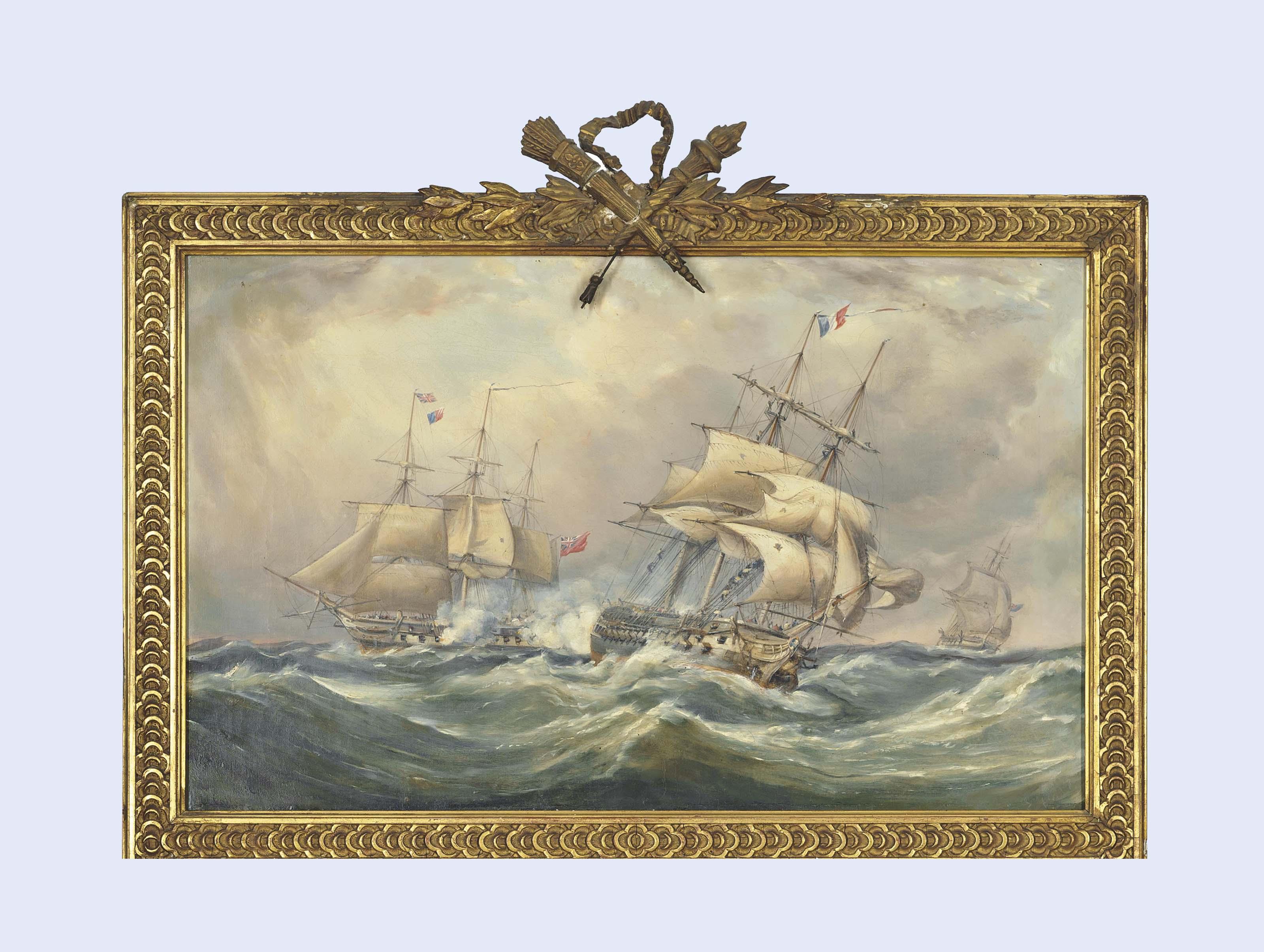 Ebenezer Colls - The Destruction Of The Droits De L\'Homme, 13Th January 1797