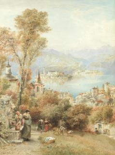 Ebenezer Wake Cook - Orta From The Sacro Monte, North Italy