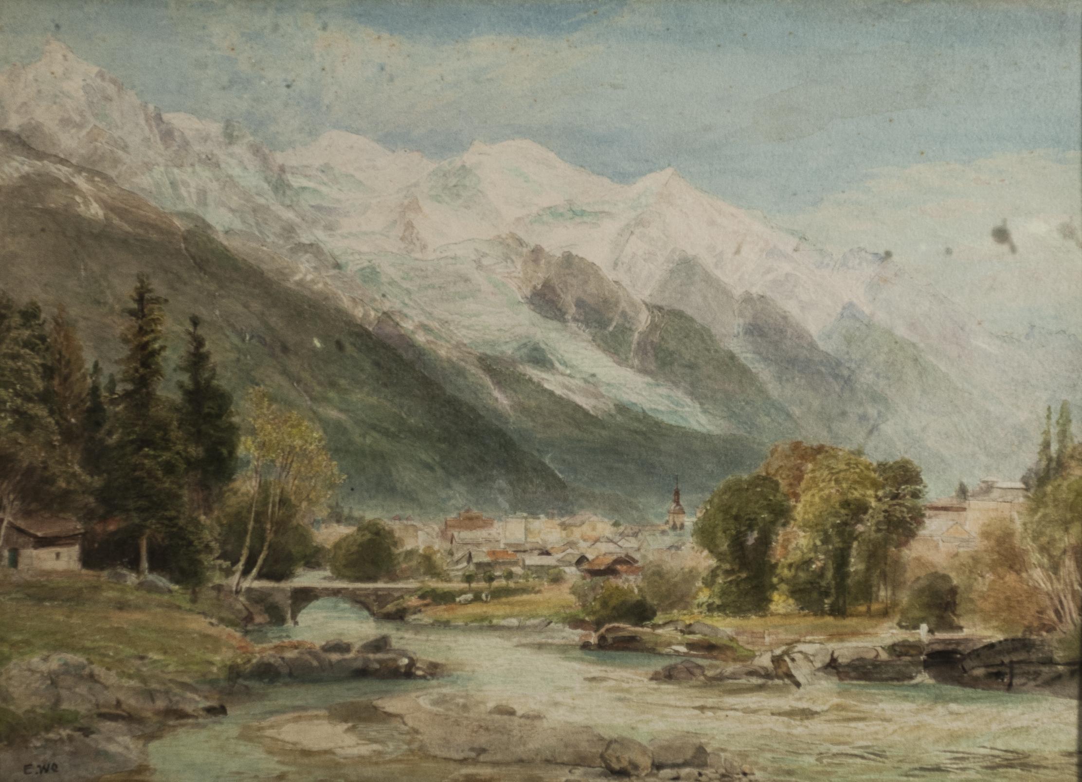 Ebenezer Wake Cook - Villaggio alpino