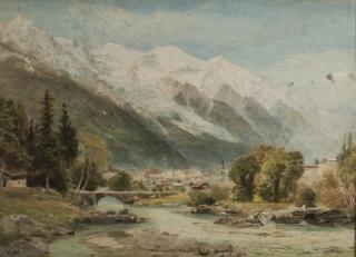 Ebenezer Wake Cook - Villaggio alpino