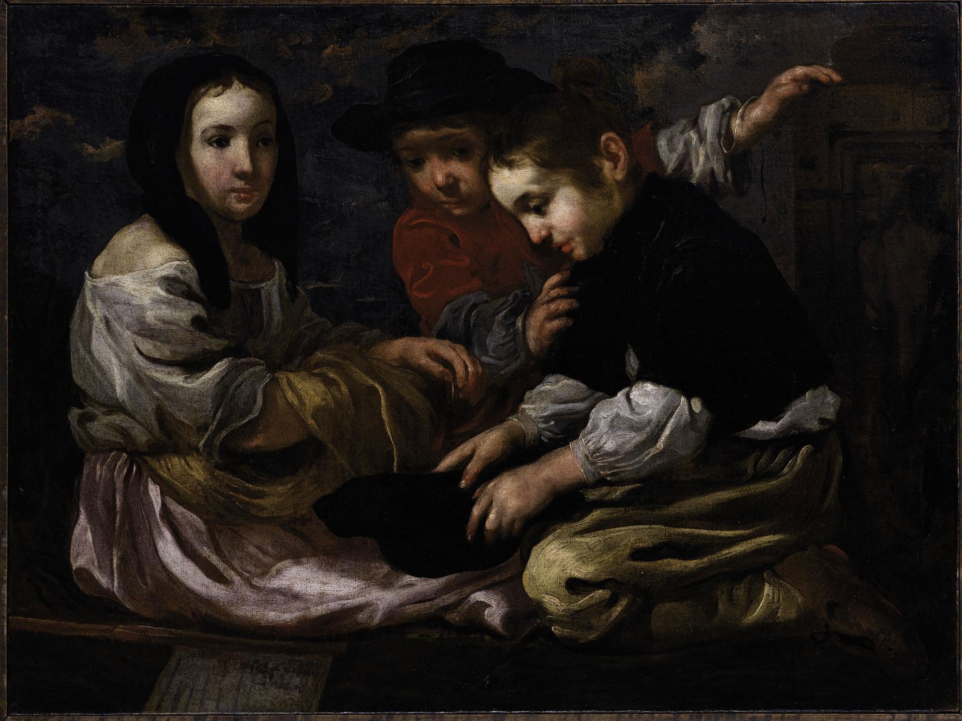 Eberhard Keil - Tre ragazzi che giocano