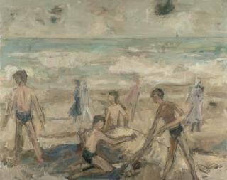 Eberhard Viegener - Badende Knaben am Strand